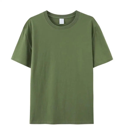 100% Cotton Unisex Plain Crew Neck T-Shirt