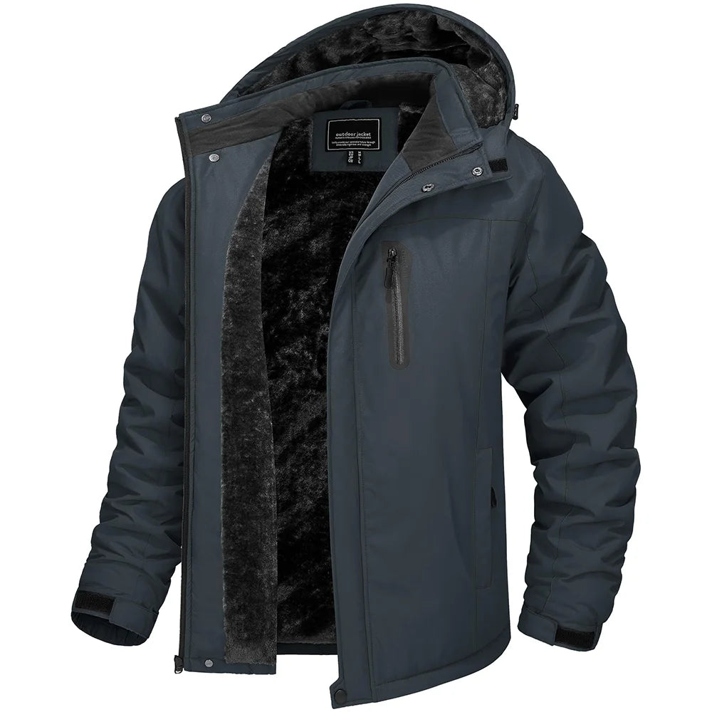 Men’s Winter Fleece Jacket – Waterproof Hiking