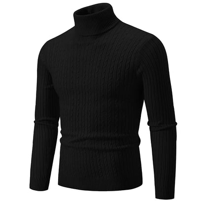 Men’s High Neck Turtleneck Sweater