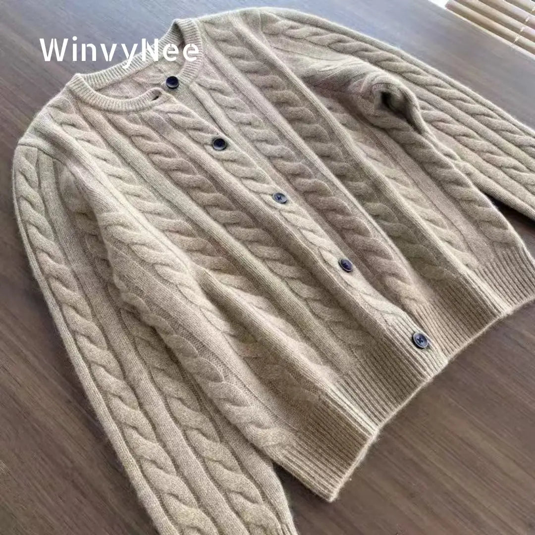 Women’s Merino Wool Cardigan Sweater