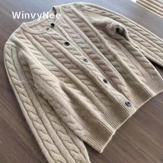 Women’s Merino Wool Cardigan Sweater