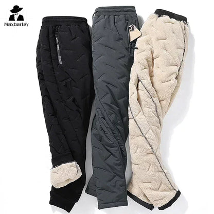 Men’s Winter Down Cotton Pants Warm & Waterproof