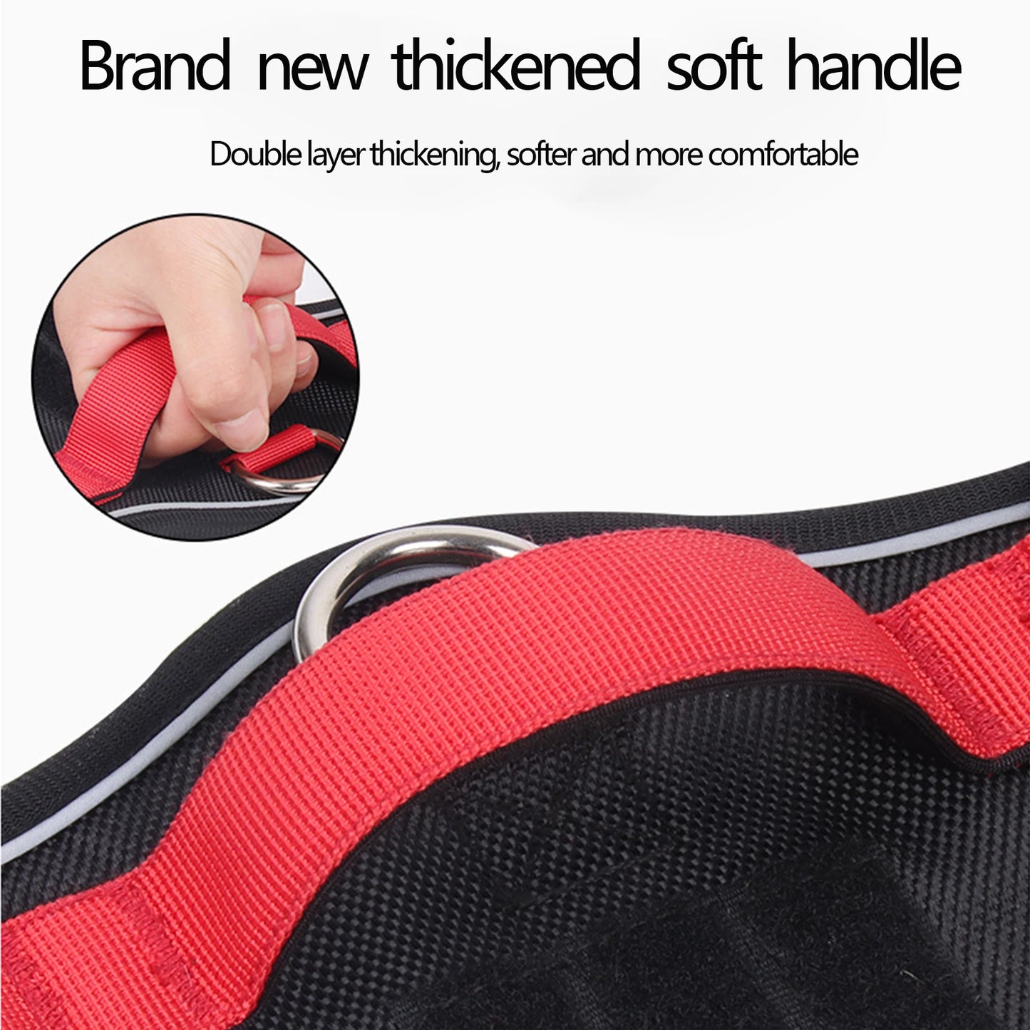 Reflective Tactical Dog Harness – Waterproof 1680D Oxford Vest for Medium & Large Dogs