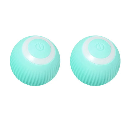 Interactive 360° Rolling Cat Toy Ball – USB Rechargeable Chase Toy for Kittens