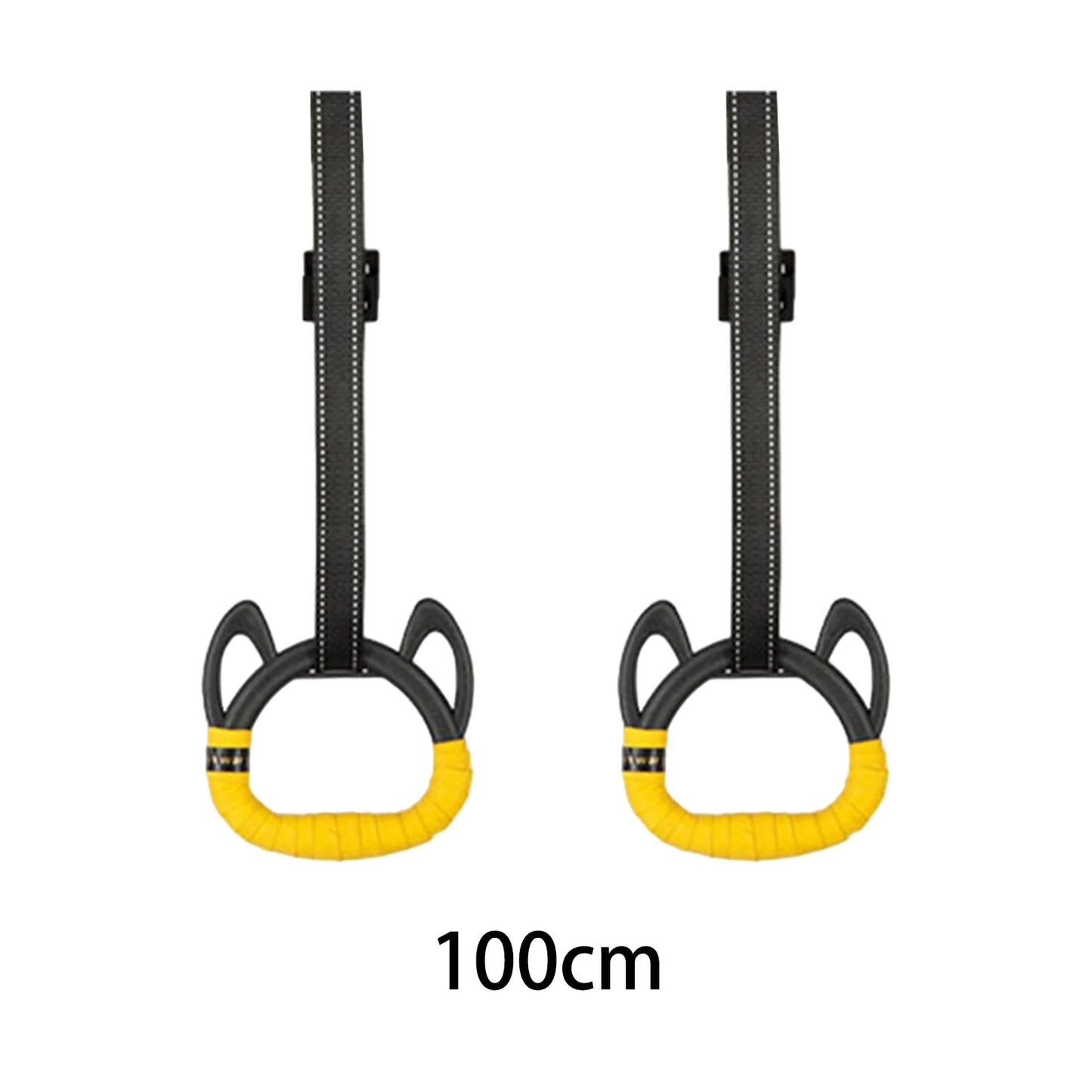 Kids Horizontal Gym Bar with Pull-Up Rings