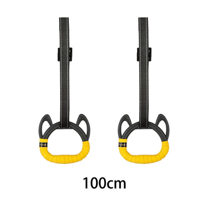 Kids Horizontal Gym Bar with Pull-Up Rings