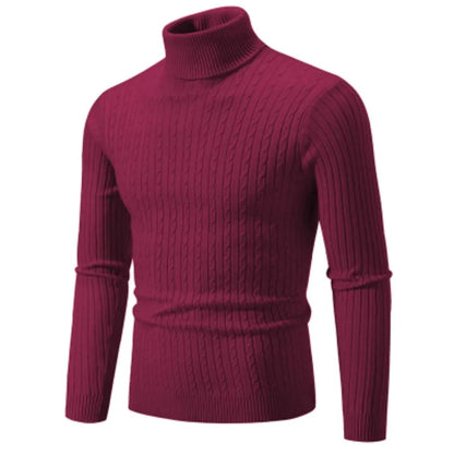 Men’s High Neck Turtleneck Sweater