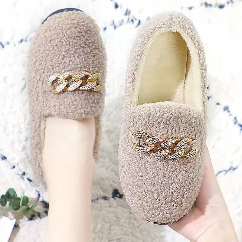Women’s Warm Plush House Slippers