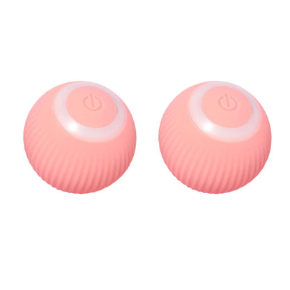 Interactive 360° Rolling Cat Toy Ball – USB Rechargeable Chase Toy for Kittens