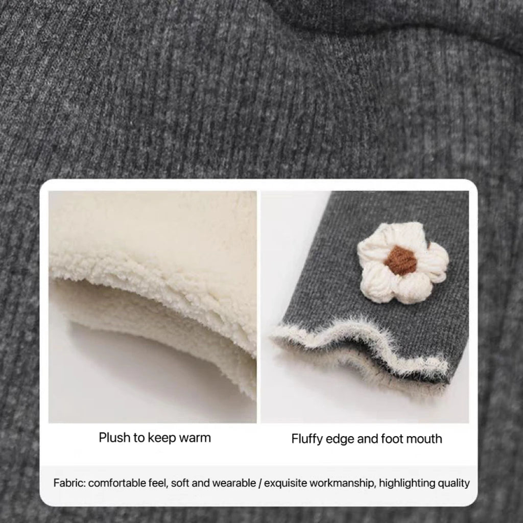 Girls Plush Autumn Winter Leggings