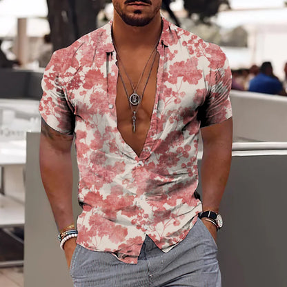 Men’s 3D Printed Coconut Hawaiian Shirt