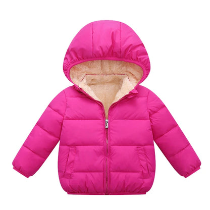 Kids Winter Thick Plush Jacket