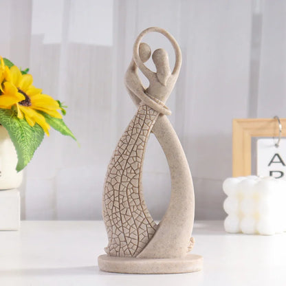 European-Style Lovers’ Resin Figurine