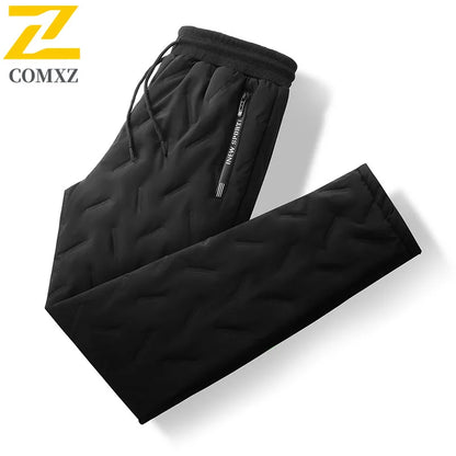 Men’s Winter Down Cotton Pants Warm & Waterproof