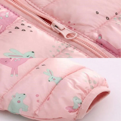 Kids Lightweight Hooded Down Jacket