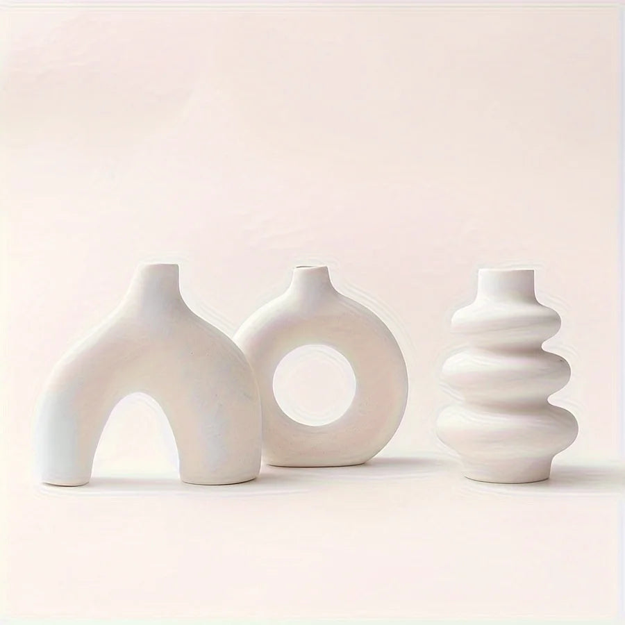 Bohemian Ceramic Vase Set