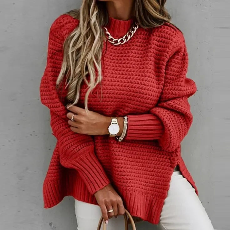 Women’s Loose-Fit Knitted Sweater