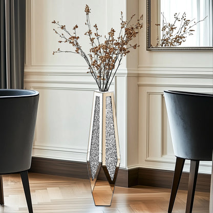 Tall Floor Mirror Glass Vase