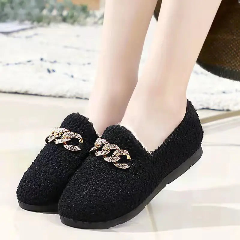 Women’s Warm Plush House Slippers