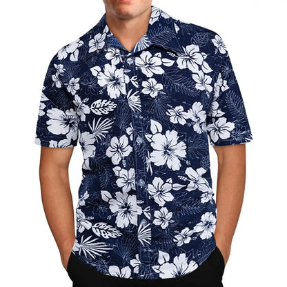 Men’s 3D Printed Coconut Hawaiian Shirt