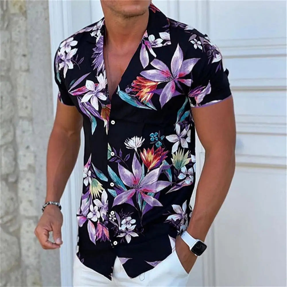 Men’s 3D Printed Coconut Hawaiian Shirt