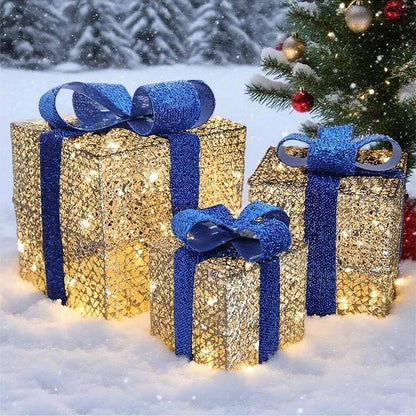 2025 Christmas Luminous Gift Box Ornaments