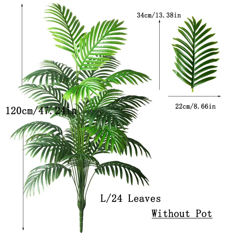 90–120cm Large Artificial Palm Tree