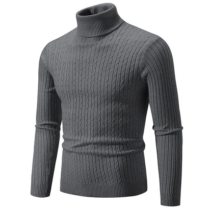 Men’s High Neck Turtleneck Sweater