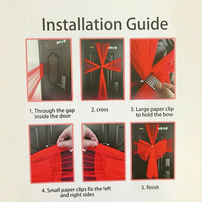 Elegant Deluxe Christmas Door Bow