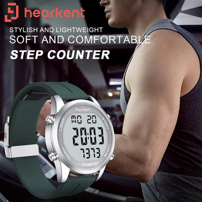 Men’s Digital Pedometer Watch