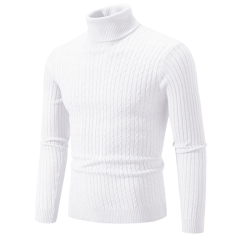 Men’s High Neck Turtleneck Sweater