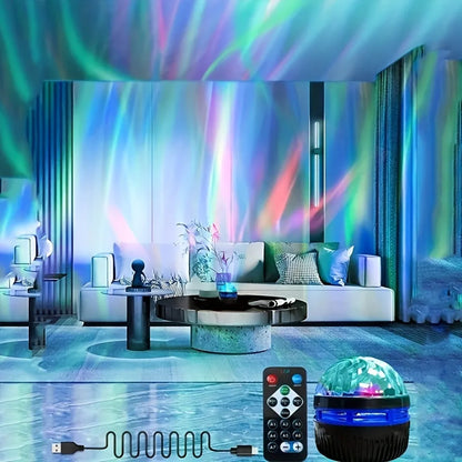 USB Galaxy Projector Aurora Night Light