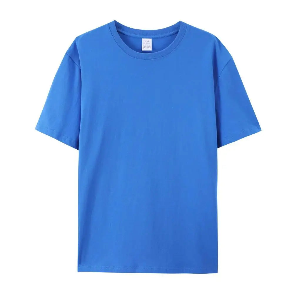 100% Cotton Unisex Plain Crew Neck T-Shirt