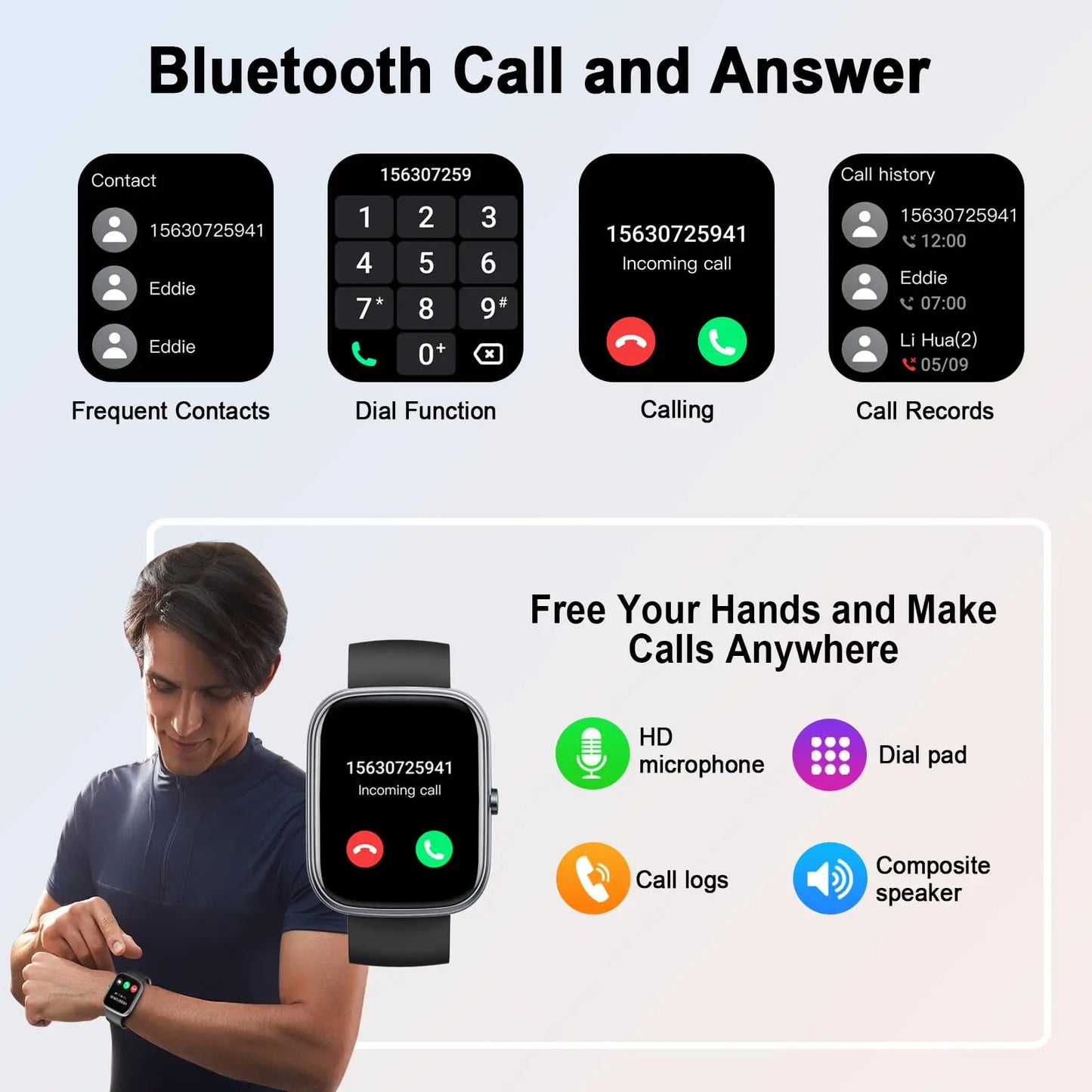 1.91″ Smart Watch with Call