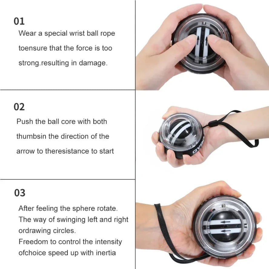 Gyro Ball Wrist & Forearm Exerciser
