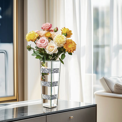 Tall Floor Mirror Glass Vase