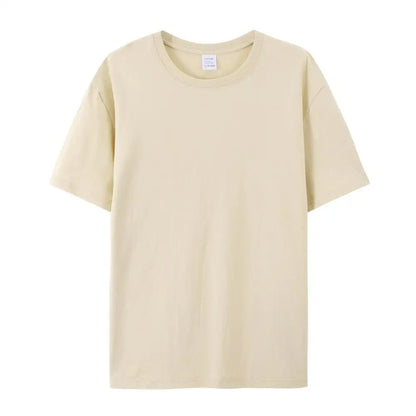 100% Cotton Unisex Plain Crew Neck T-Shirt
