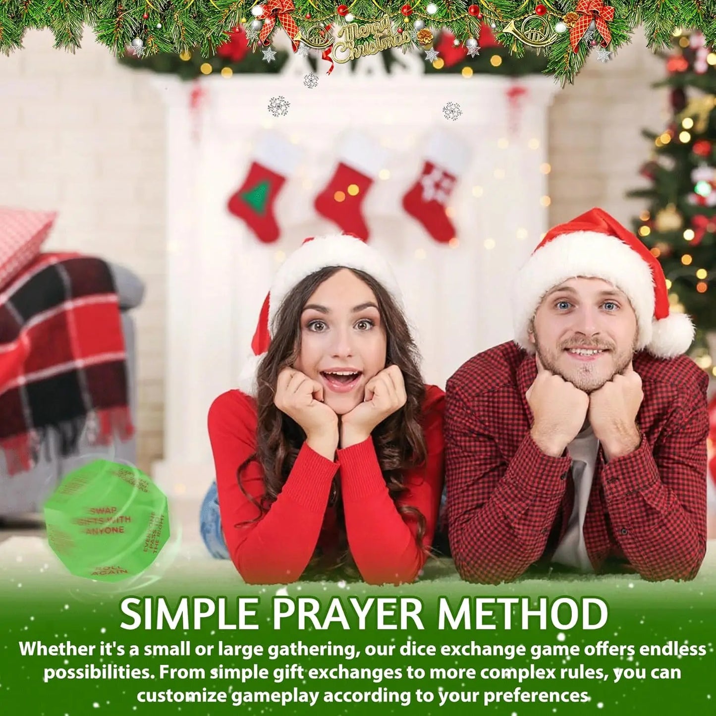 2025 Santa Swap Gift Exchange Dice