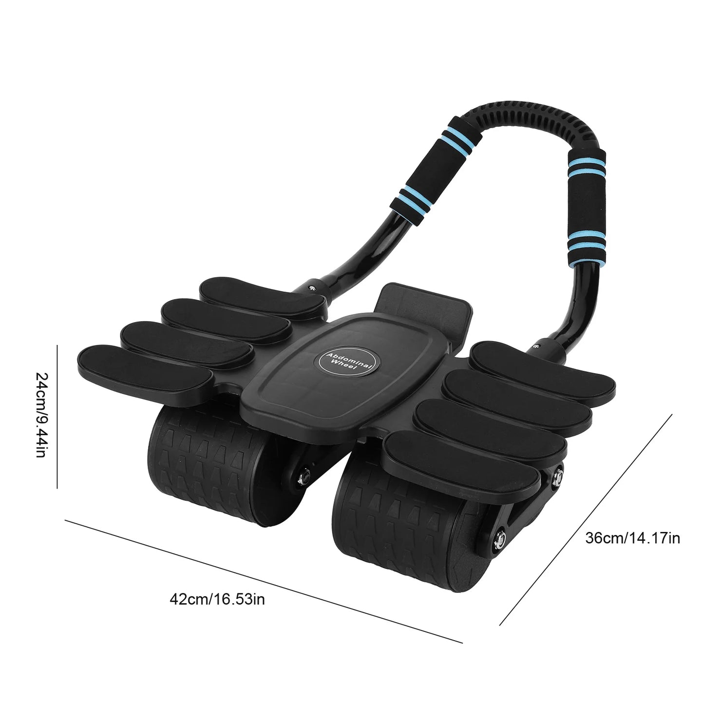 Abdominal Roller with 8 Elbow Supports