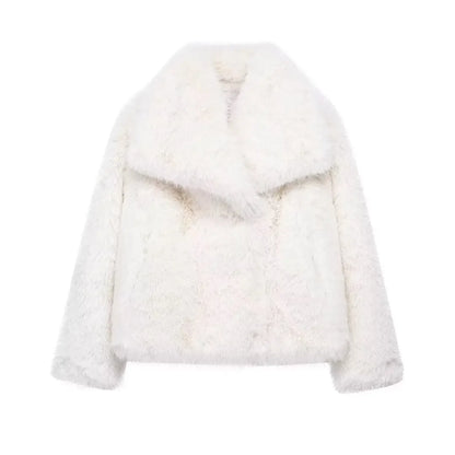 Women’s Faux Fur Plush Coat