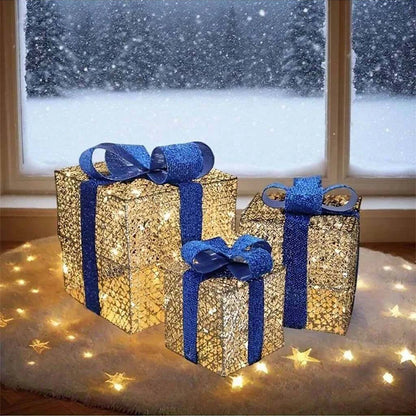 2025 Christmas Luminous Gift Box Ornaments