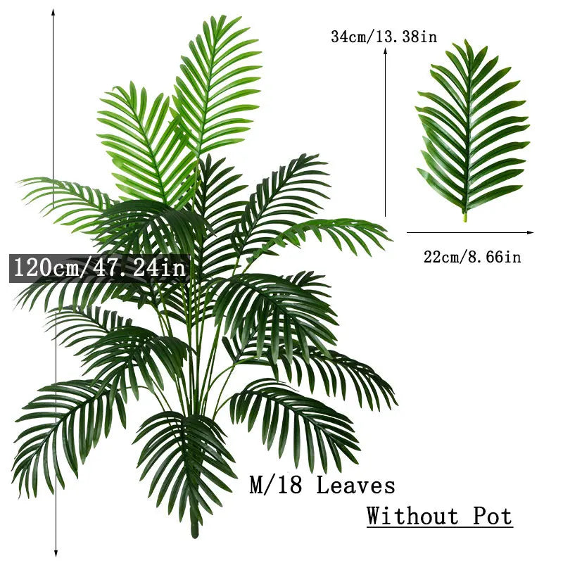 90–120cm Large Artificial Palm Tree