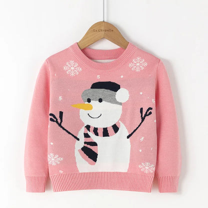 Kids Cartoon Pullover Sweater