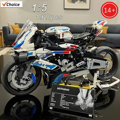 1920pcs 1:5 Motorcycle Model Kit