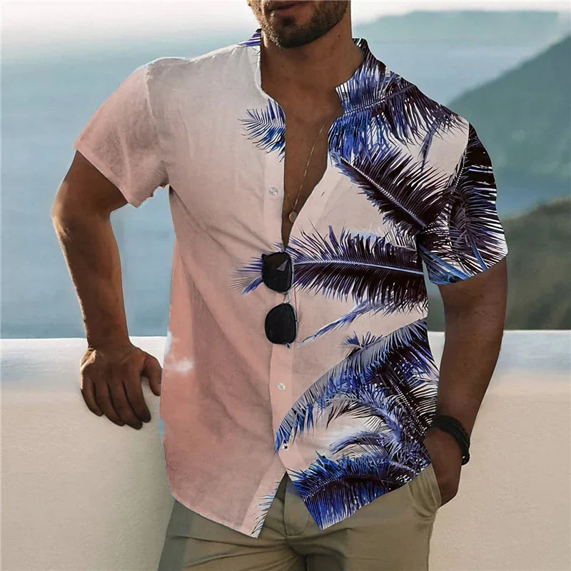 Men’s 3D Printed Coconut Hawaiian Shirt