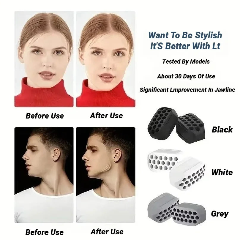 Jawline Exerciser – Silicone Chew Trainer for Face Slimming