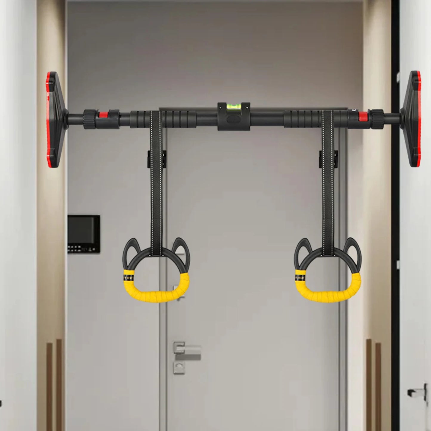 Kids Horizontal Gym Bar with Pull-Up Rings