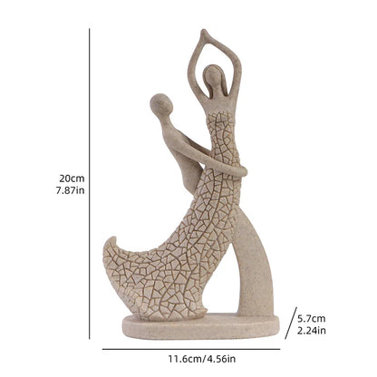 European-Style Lovers’ Resin Figurine