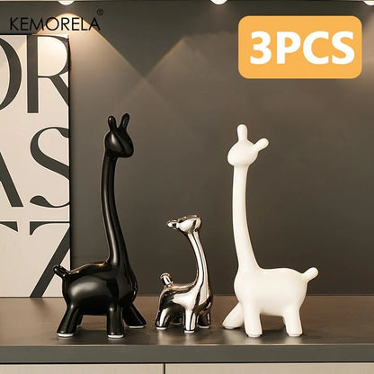 Ceramic Giraffe Figurine