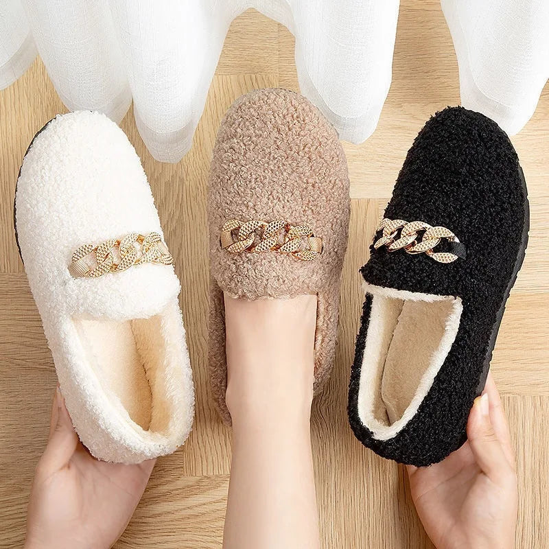 Women’s Warm Plush House Slippers